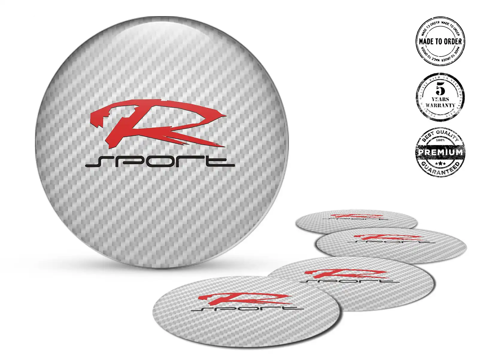 Emblema Bombado Estilo Tunning Edición Premium Autos